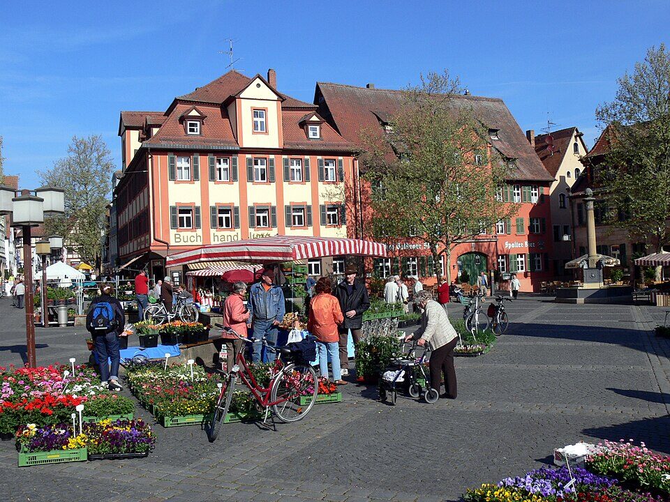 Marktplatz in Schwabach