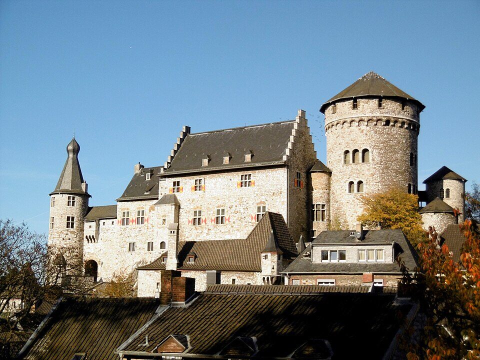 Burg Stolberg, Südseite in Stolberg (Rheinland)
