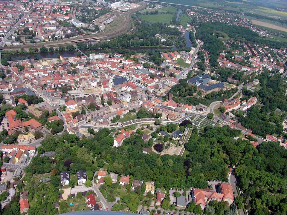 Weissenfels Luftbild in Weißenfels