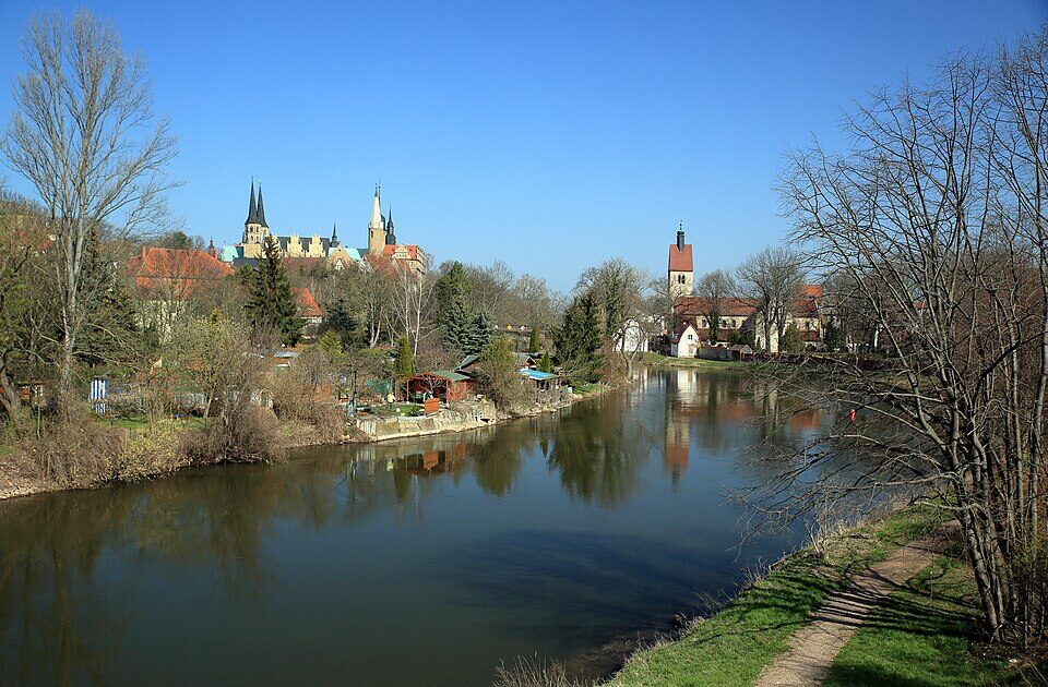 J31 673 Merseburg, Schloss und Dom, Neumarktkirche