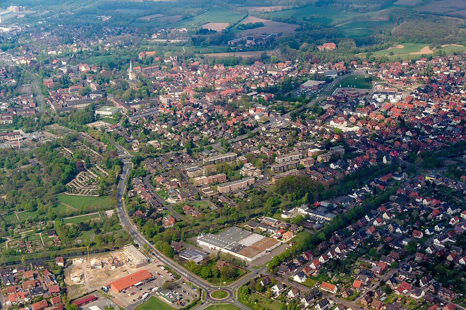 Lüdinghausen, Ortsansicht -- -- 7298