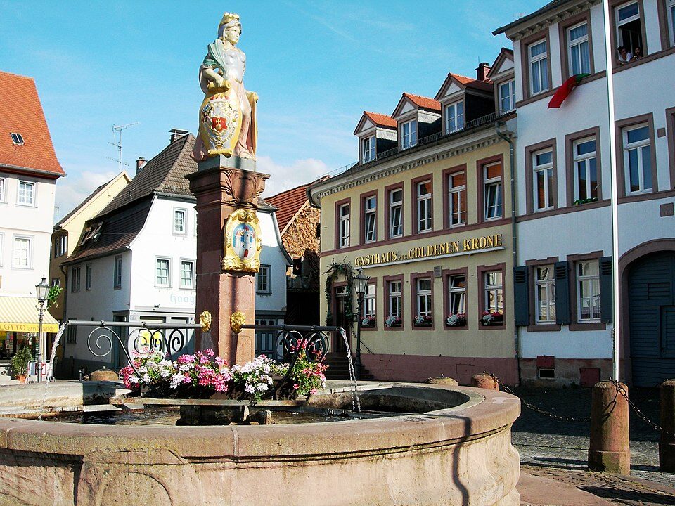 Umstadt merkata placo in Groß-Umstadt