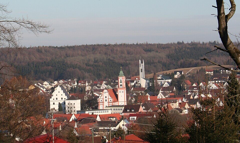 Krumbach vom Reschenberg aus