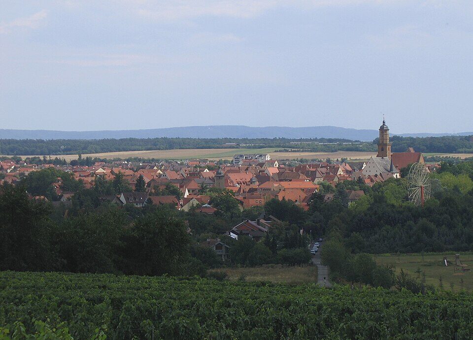 Ansicht von Volkach