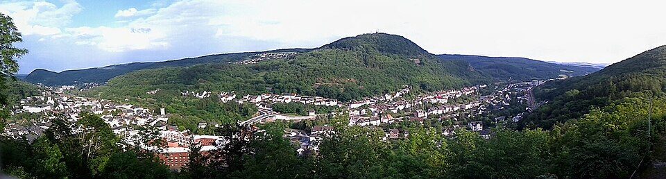 Panorama of Kirn, Germany