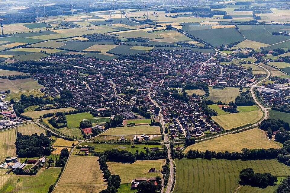 Schöppingen, Ortsansicht -- -- 9423