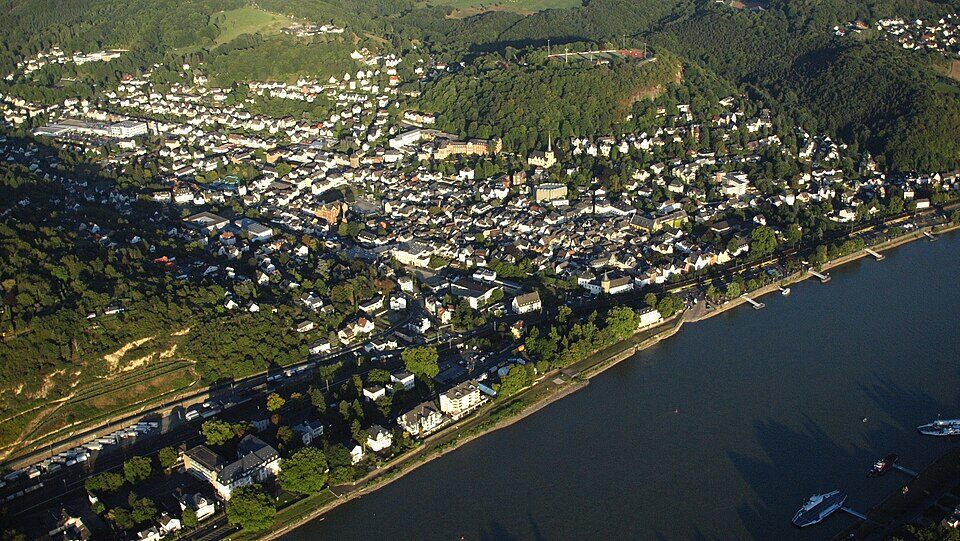 Ansicht von Linz am Rhein