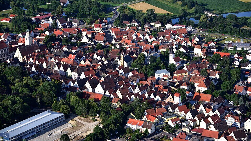 Ansicht von Oettingen in Bayern