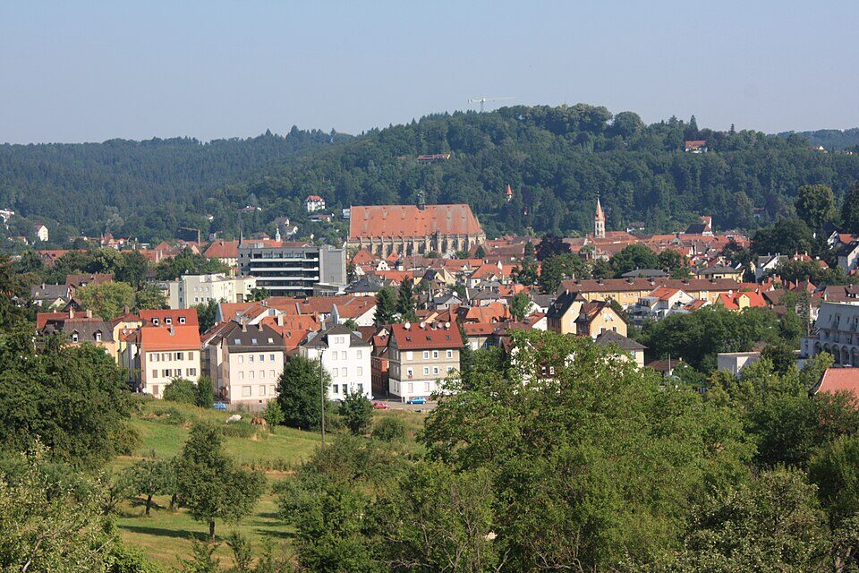Stadtansicht Schwaebisch Gmuend in Schwäbisch Gmünd