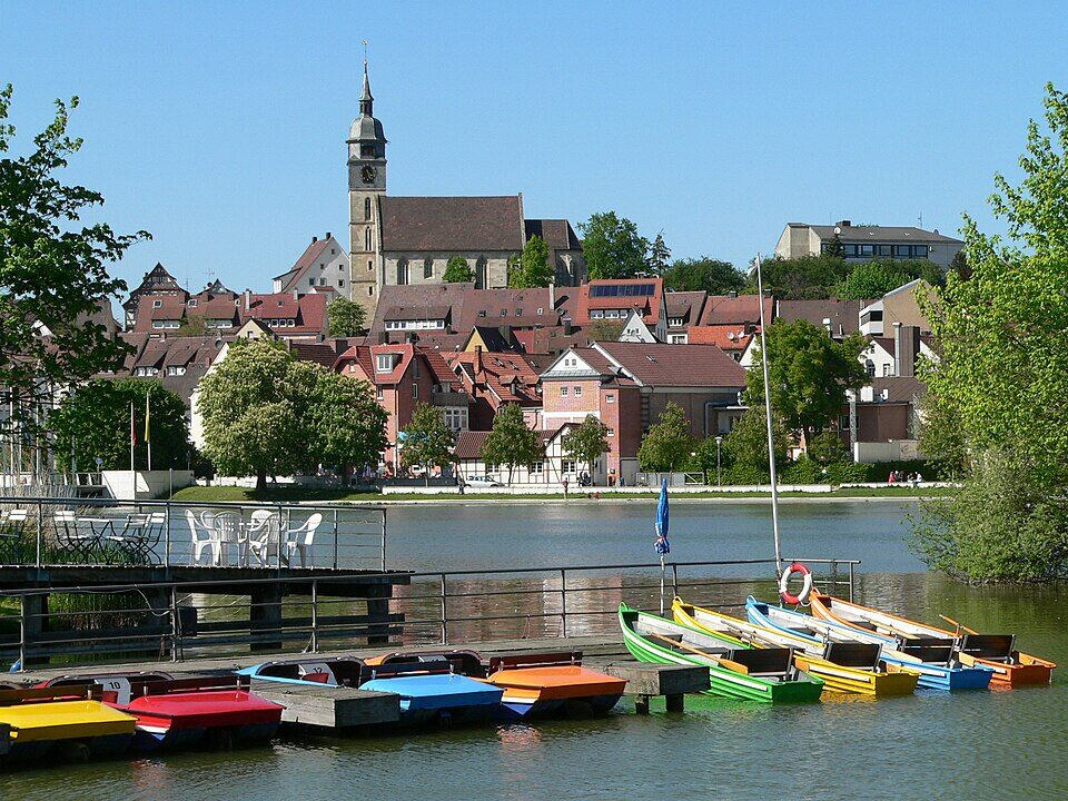 Boeblingen oberer-see stadtkirche in Böblingen