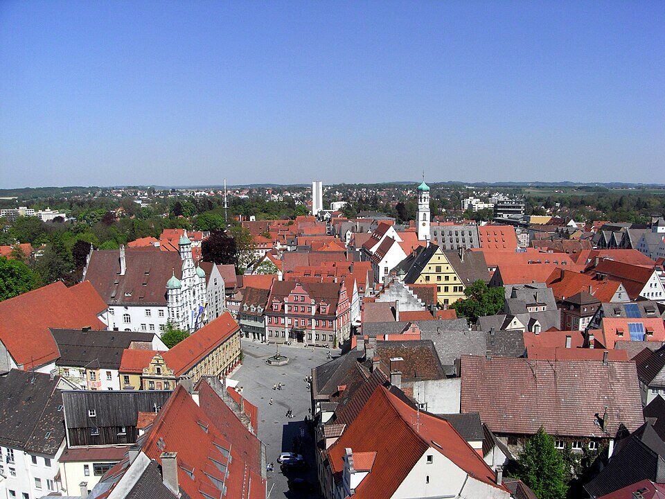 Blick über Osten Memmingens